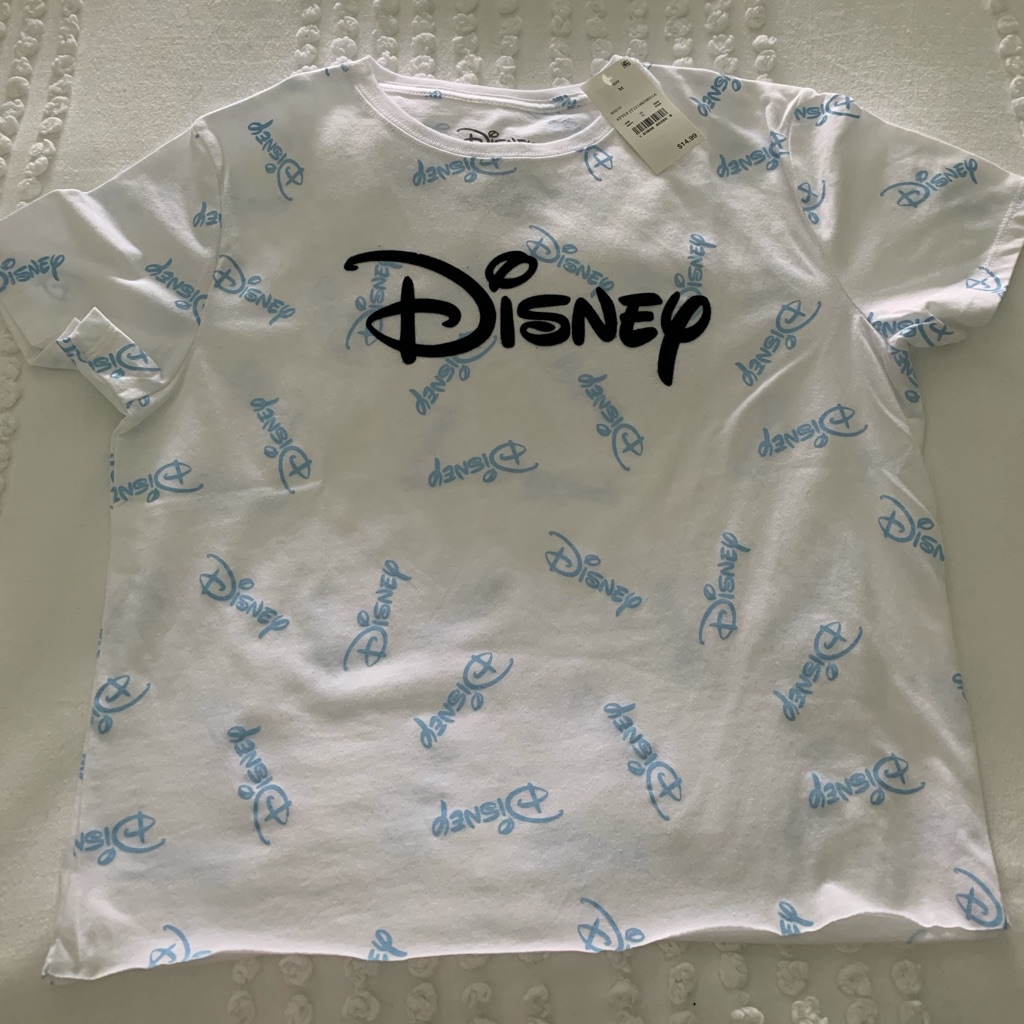 Disney Copped Tee Shirt Size Medium Bnwt